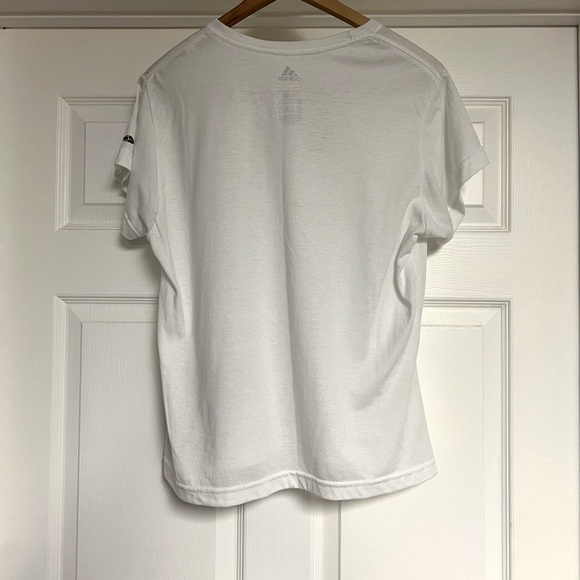 Adidas "Athletics Division" White Short Sleeve Tee Size: XL - Picture 3 of 7